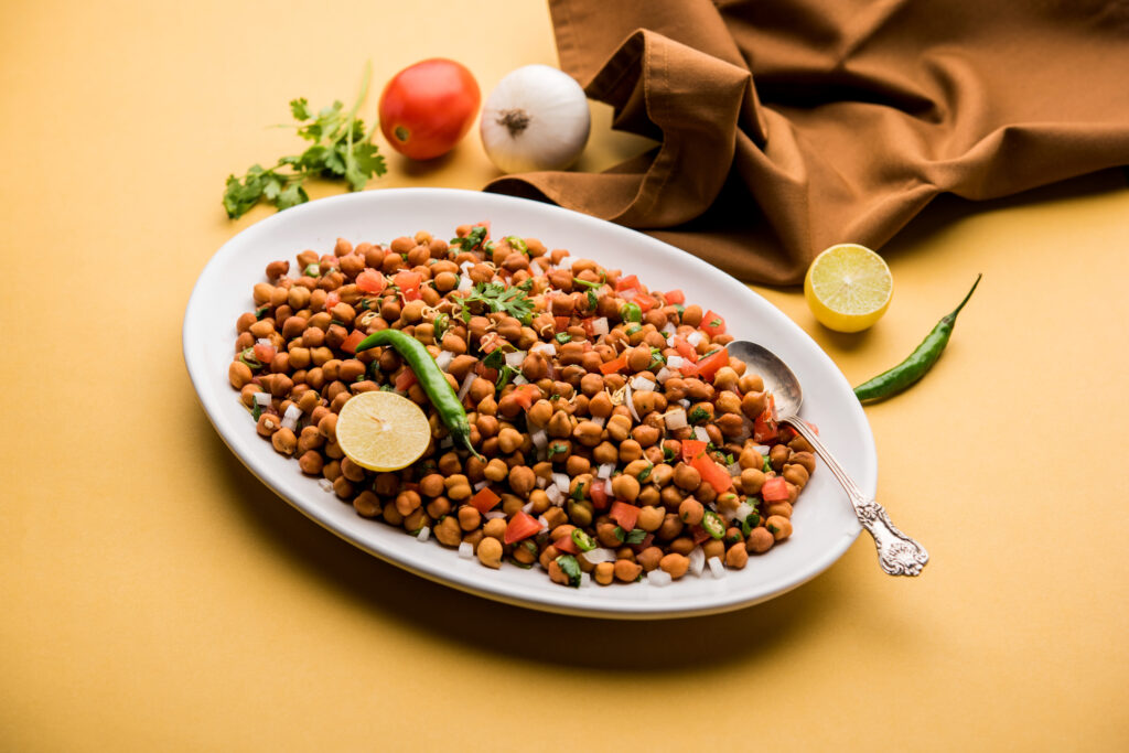 Chana Chaat (No Spike, Lots of Fiber!)